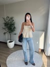 Askılı Bluz Krem