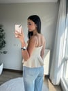 Askılı Bluz Krem