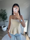 Askılı Bluz Krem