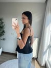 Askılı Bluz Siyah