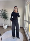 Belden Katlama Detaylı Antrasit Jean