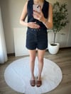 Denim Yelek-Şort Takım