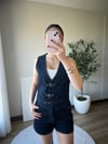 Denim Yelek-Şort Takım
