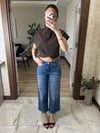Düz Paça Bilek Boy Jean