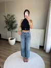 Halter Yaka Gold Aksesuar Detaylı Bluz Siyah