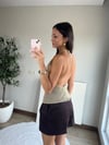 Işıltılı Halter Yaka Bluz
