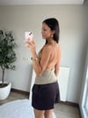 Işıltılı Halter Yaka Bluz