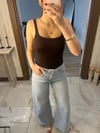 Kolsuz Açık Yaka Bodysuit Kahverengi