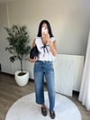 Kurdele Detaylı Fırfırlı Bluz
