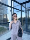 Modal Gömlek Takım Vizon