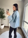 Oversize Denim Gömlek