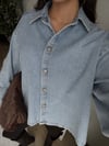Oversize Denim Gömlek