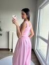 Pembe Kapüşonlu Crop 3'lü Takım
