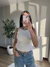Taş Detaylı Fit Bluz Beyaz