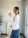 Yakası ve Kolu Dantel Detaylı Hırka