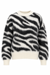 Zebra Desenli Kazak
