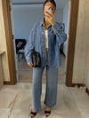 Zr Taşlı Denim Gömlek