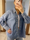 Zr Taşlı Denim Gömlek