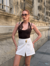 Kadın Dantel Detaylı Bodysuit - Si̇yah 2