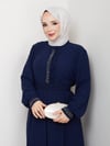 Kadın Elbise - NSA-000839-003 (BEJ) - KIRMIZI