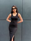 Kadın Fitilli Kaşkorse Takım - Siyah