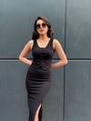 Kadın Fitilli Kaşkorse Takım - Siyah