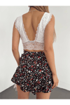 Kadın Güpür Detaylı Bralet Bluz Zyn-58409 - BEYAZ