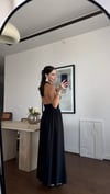 Kadın Kruvaze Yaka Büzgü Detaylı Mini Elbise - Siyah