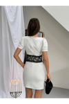 Kısa Elbise - NSA-000848-001 () - BEYAZ