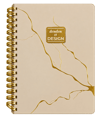 DENDEN SPİRALLİ DEFTER MERMER BEJ 224 SYF