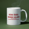 SÜBLÜMASYON BEYAZ KUPA SERAMİK