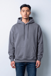 ANTRASİT KAPŞONLU BASİC SWEATSHİRT 7004