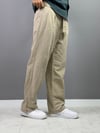 BEJ BELİ KEMERLİ KETEN BAGGY PANTOLON 5032