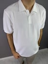 BEYAZ ALTUN DESEN POLO YAKA 7018