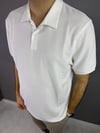 BEYAZ ALTUN DESEN POLO YAKA 7018