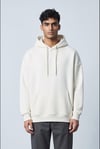 BEYAZ KAPŞONLU BASİC SWEATSHİRT 7001