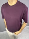 BORDO OYSHO KUMAŞ T-SHİRT 7012