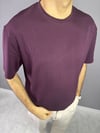 BORDO OYSHO KUMAŞ T-SHİRT 7012