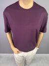 BORDO OYSHO KUMAŞ T-SHİRT 7012