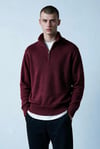 BORDO YARIM FERMUAR TRİKO 0103