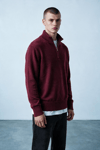 BORDO YARIM FERMUAR TRİKO 0103