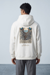 ÇİÇEK MOTİFLİ KAPŞONLU SWEATSHİRT 7032