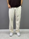 EKRU HAM KETEN REGULAR PANTOLON 5034