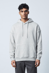 GRİ KAPŞONLU BASİC SWEATSHİRT 7005