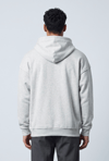 GRİ KAPŞONLU BASİC SWEATSHİRT 7005