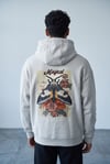 GÜVE NAKIŞLI KAPŞONLU SWEATSHİRT 7042
