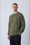 HAKİ BİSİKLET YAKA BASİC SWEATSHİRT 7010