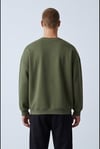 HAKİ BİSİKLET YAKA BASİC SWEATSHİRT 7010