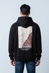 HALI MOTİFLİ KAPŞONLU SWEATSHİRT 7035
