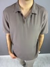 KAHVERENGİ ALTUN DESEN POLO YAKA 7019